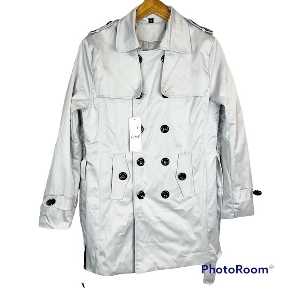R.O.F Jackets & Blazers - NWT R.O.F Fashion Wear Collection Double Breasted Trench Coat